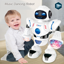 Children's Baby Electric Dancing Robot Music Toy Boy Girl Rotating Intelligent Parent-child Interactive Game Christmas Gift