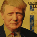 10pcs Pack President Donald Trump Colorized $100 Dollar Bill Gold Foil Banknote Currency Collections Gift CA