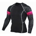 Motorcycle Men's Compression Shirt Sportswear Top Breathable Quick Dry Running Fitness Long Sleeve Gym t shirt Sportsman Wear