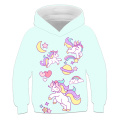Cute Unicorn Cartoon Sweatshirt For Girl Hoodies Kids Sweater Baby Girls Tops Boys Hoodies Dinosaur Children's Clothes Thin Coat