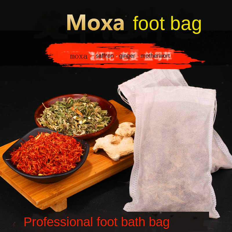 3pcs Foot Bath Pack Powder Moxa Chinese Medicine SPA Body Detox Dispelling Cold Improve for Health Care & Skin Treatment