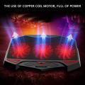 Laptop Cooling Pad for Macbook Dell Acer HP 14 15.6 Inch Notebook 2 USB Ports Cooling Fan Light Gaming Laptop Cooler Base Stand