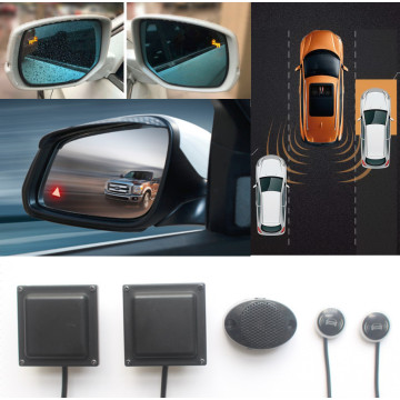 Car Pickup BSD BSM Blind Spot Detection system 24GHZ Microwave Radar Sensor BSA Auto Monitoring Mirror light alarm