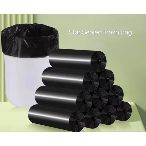 Suppliers for Flat plastic Transparent star-sealed garbage bags