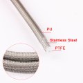 5m/lot AN3 Motorcycle braided Stainless Steel nylon BRAKE LINE HOSE FLUID HYDRAULIC Precise hose Gas Oil Fuel Line Hose