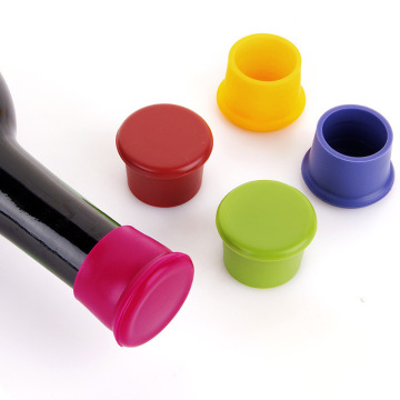 Silicone Red Wine Stoppers Food Grade Beer Beverage Bottle Caps Sealers Leak Free Fresh Keeping Plug for Kitchen Gadget Bar Tool