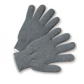 Grey Poly cotton T/C Yarn Seamless Knitted Gloves