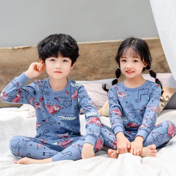 New Dinosaur Pyjamas Baby Boy Sleepwear Kids Pajamas Cotton Long Sleeves Cartoon Unicorn Pajamas For Girls Children Clothes Suit