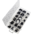 225PCS Circlip Set External/Internal Retaining E-type Cir clip Lock Snap Retaining Ring Assortment Set holes Shaft Collar Washer