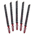 HANSCH 5 Pcs Set Jig Saw T144D Blades Fast Cutting Reciprocating 100mm For Wood PVC Fibreboard Saw Blade Power Tools