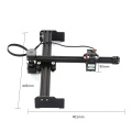 EU/US 20W Laser Engraving Machine 405nm/445nm Desktop Laser Engraver Household Art Craft Laser Engraver Cutter CNC Router