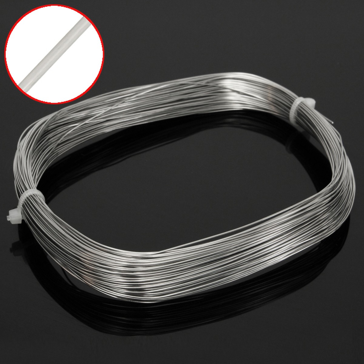 30M x 0.6mm 304 Stainless Steel Wire Rope Tensile Soft Structure Cable Fishing Lifting Cable Clothesline