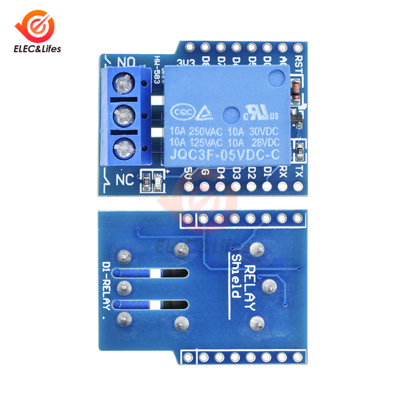 For Wemos D1 Mini Relay Module Shield One Channel ESP8266 Development Board D1 Mini 5V for Arduino DIY Kit