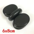 2pcs/lot Natural Energy Massage Stone Set Hot SPA Rocks Basalt Stone 8*8cm / 6*8cm Therapy Stone Pain Relief Health Care Tool