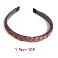 1PC Headband For Women Wedding Hair Bands Hairband Plaited Braided Hair Accessories 2019 Twisted Wig Braid Hairband Colorful