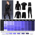 6 Pcs/Set Men's Tracksuit Compression Sports Suit Gym Fitness Clothes Running Jogging Sport Wear Training Workout Tights