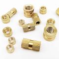 5/25pcs M2 M2.5 M3 M4 M5 M6 M8 M10 Solid Brass Copper Injection Molding Knurl Thread Insert Nut Nutsert Embedded Nut Double Pass