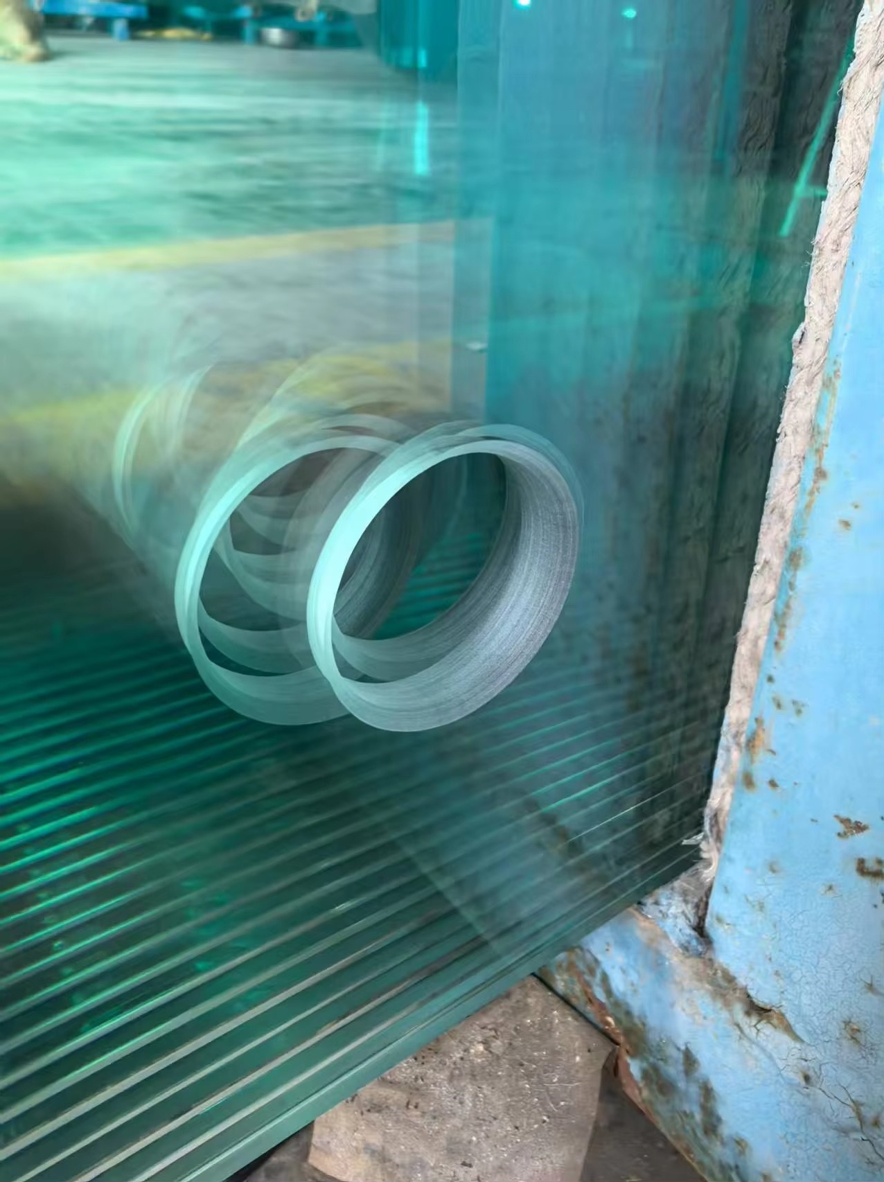 Tempered Glass for Buildings Outdoor Staircase Entry Use12