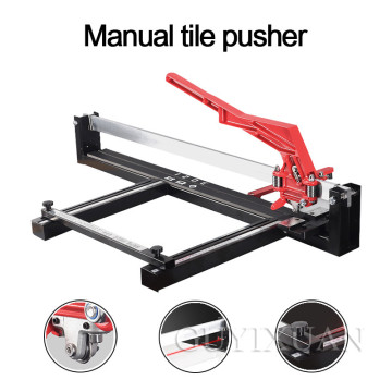 Multifunctional floor tile monorail push knife All steel laser manual push knife High precision portable tile cutter