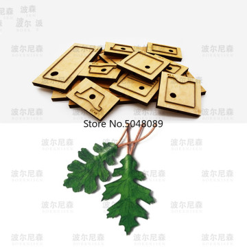 Oak Leaf Leather Die Cutter Japan Steel Blade Leather Pendant Mold Punch Tool Cutting Wood Die for DIY LeatherCraft 75x50mm