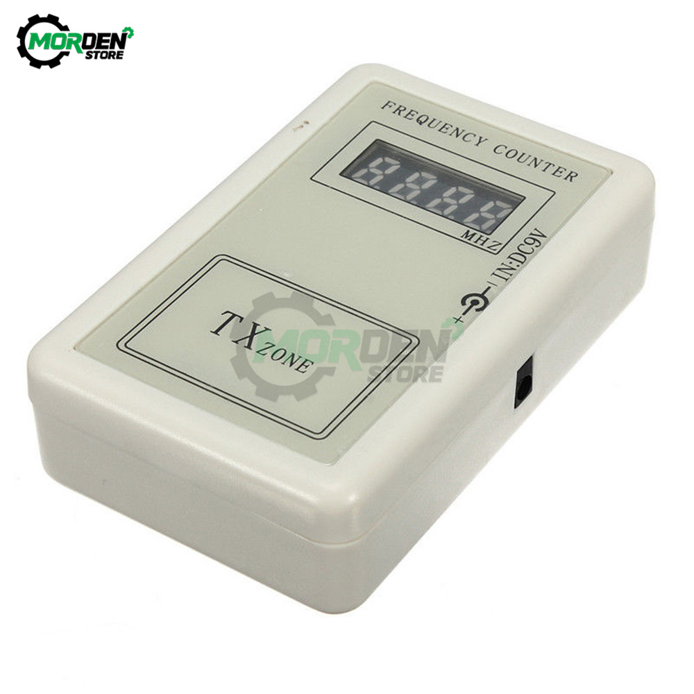 DC 7.5-10V Handheld Remote Control Wireless Frequency Meter Counter tester for Car Auto Remote Cymometer Detector Power Cable
