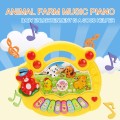 Kids Animal Farm Mobile Piano Musical Instruments Electric Flashing Keyboard Early Educational Toys for Children Birthday Gift