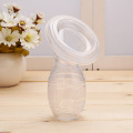Manual Baby Breast Pump Silicone Milk Collector with Lid Breastfeeding Tool