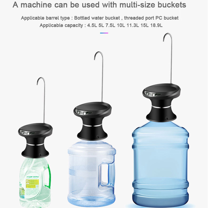 Automatic Electric Portable Water Pump Dispenser Gallon Drink Bottle Switch Bib Tap Mini Dispensador De Agua Fria Embotellada
