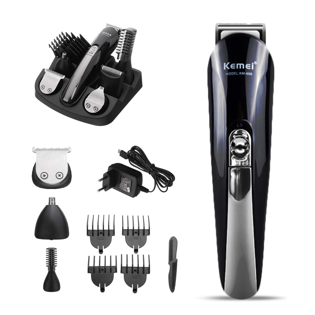 Kemei 11 in 1 Multifunction Hair Clipper Professional Hair Trimmer Electric Beard Trimmer Hair Cutting Machine Trimer Cutter 5