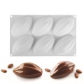 Silicone Mold Cocoa Bean Shape Cake Decorating Tools For Baking Mousse Chocolate Ice Cream Truffle Bakeware Mould