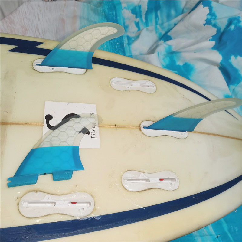 BiLong FCS II Tri FIN Performer M or L Size fiberglass water surfboard tail fin surfboard accessories surfing wakeboard surf