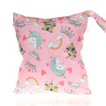 Baby Single Zipper Diaper Bags Waterproof Reusable Wet Bag for Nursing Menstrual Pad Baby 28*30cm Cloth Nappy Travel Diaper Bag