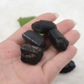 50g/pack Natural Black turmalina negra gravel Rough Rock Gemstone Collectibles Mineral Specimen Healing Crystal Stone Home Decor