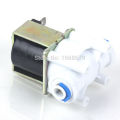 Electric Water Valve AC 220V 12V 24V DC Solenoid Valve 1/4" Hose Connection for RO Reverse Osmosis Pure System RO Controller