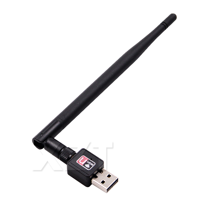 Newest 5dB wifi Antenna 150Mbps Lan Wireless Network Card Portable USB WiFi Receiver Adapter WiFi 802.11b/g/n Wireless