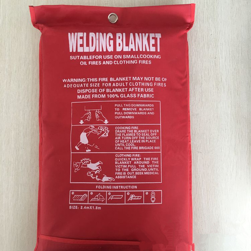 1.2M x 1.2M Sealed Fire Blanket For Home Security CE Approve Fire Extinguishers, Tent, Emergency boat, Survival, Fire Protection