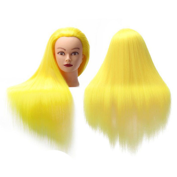 Yaki Synthetic Hair Professional Mannequin Head Hairdressing Dolls Female Mannequin Quality Styling Edit Training Head