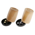 Professional Bamboo Wooden Dice Cup with 5Pcs 6 Sided Dice Dot Dices for Farkle Games