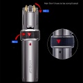 JOBON Triple Torch Lighter Windproof Gas Flint Lighter Refill Jet Flame Fire Metal Spray Gun Kitchen Pipe Cigar Lighter Gadgets