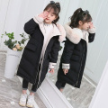 Children's winter warm down jacket cotton padded jacket 2020 new fashion women's wear children's thick fur coat fur hooded snow