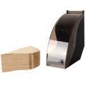 V60 Filter Paper Holder/Tapered Filter Paper Box Filtering Paper Storage Rack Stand Coffee Tools Dust-Proof With Cover
