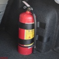 2021 New Car Storage Fire Extinguisher Fixed Belt Kit Holder Safety Strap For Lada Granta Largus Kalina