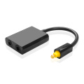 kebidu Mini USB Digital Toslink Audio Video Cables Optical Fiber Audio 1 to 2 Female Splitter Adapter Micro Usb Cable Accessory
