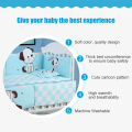 IMBABY Baby Bedding Set 5pcs Crib Sides Bedding For Children Bed Linen Baby Bed Cotton Soft Baby Bumper Pillowcase Infant Sheet
