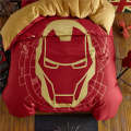 3D marvel iron man comforter cover sets queen size boys cartoon home textile egyptian cotton bedding disney bed linen 4pc girls