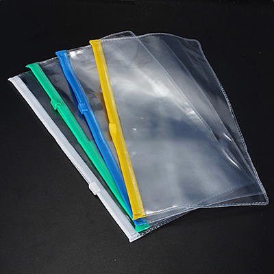 1PC A6 Transparent PVC Zipper Bag File Folder Document Filing Bag Stationery Bag Store School Office Supplies Waterproof