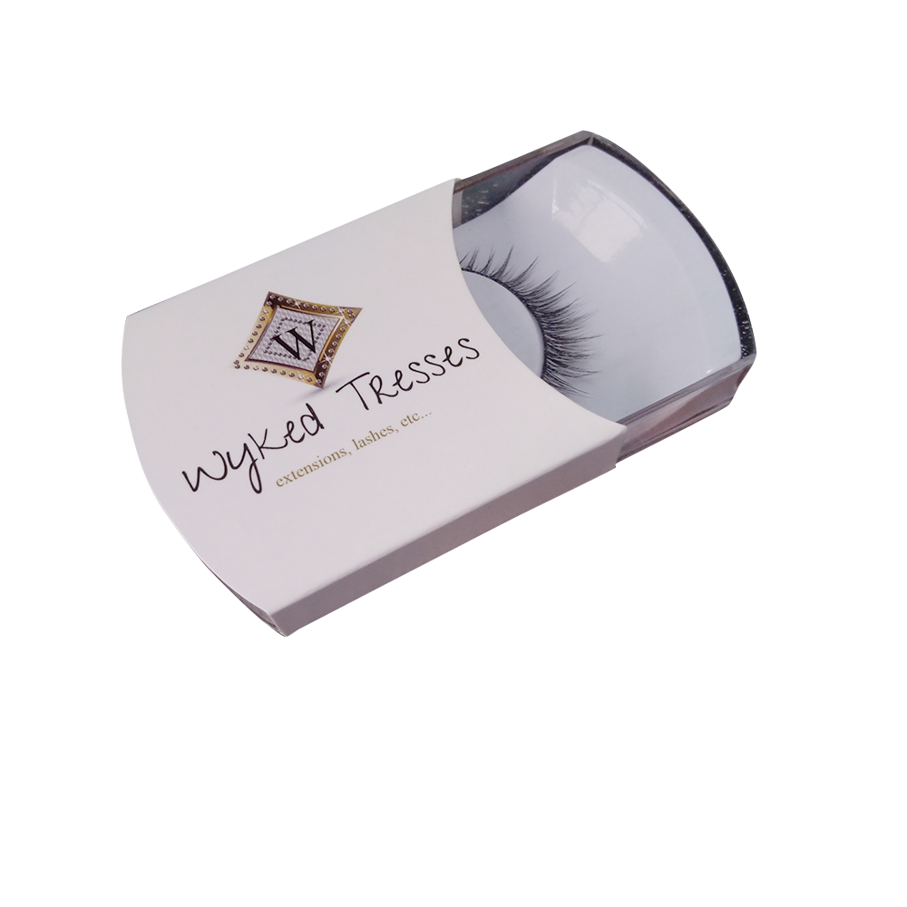 Wholesale Private Label Paper Eyelash Box Slip