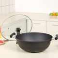 Cast iron really non-embroidered stew pot uncoated cast iron wok micro non-stick wok fine cast iron pot soup pot