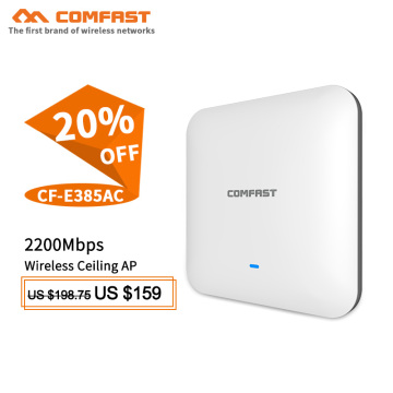 COMFAST 500mW 2200Mbps Gigabit 2.4G+5Ghz wifi Router WAVE2 Wireless Ceiling AP Access Point Repeater Open ddwrt Wi fi Access AP