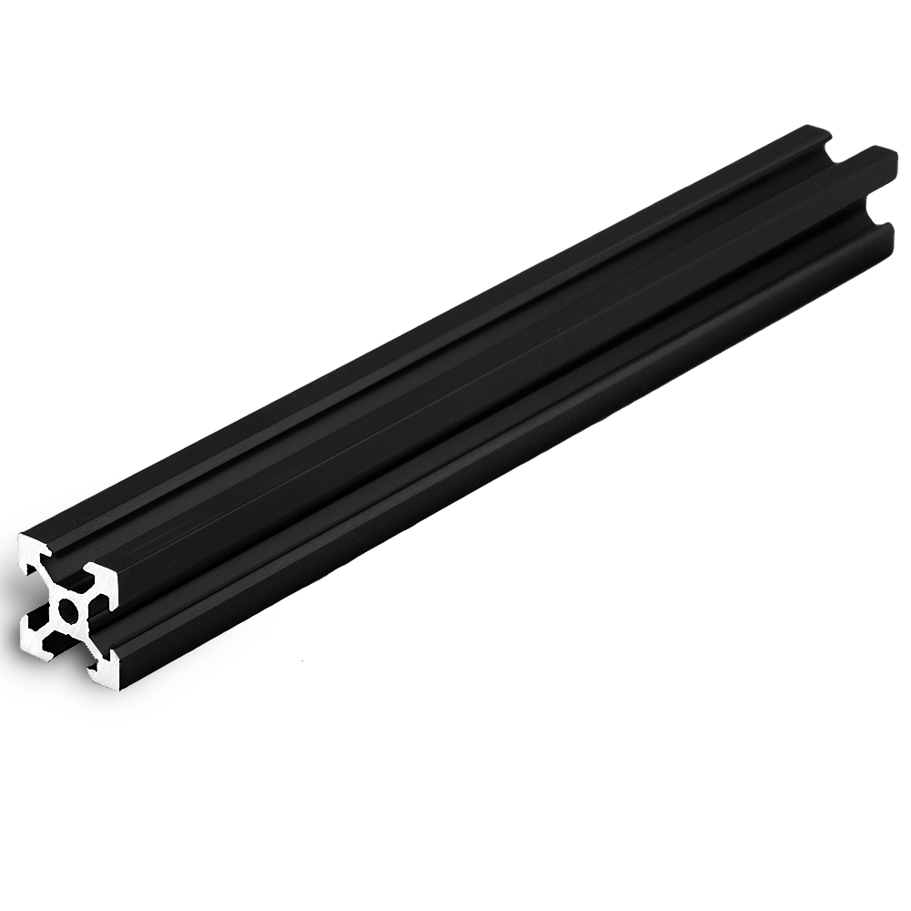 1PC BLACK 2020 V-slot European Standard Anodized Aluminum Profile Extrusion Linear Rail for CNC 3D Printer